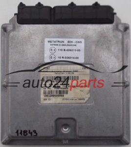 MOTORSTEUERGERÄT ECU STEUERGERAT FIAT MULTIPLA PN 55196522, PN55196522, METATRON 5D0-CNG, 5D0CNG