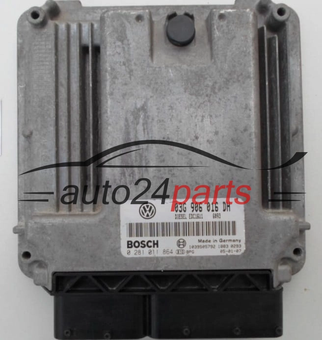 SEAT ALTEA TOLEDO 1.9 TDI 03G 906 016 DH, 03G906016DH, BOSCH 0 281 011 864, 0281011864