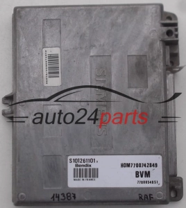 CENTRALINA MOTORE RENAULT MEGANE SIEMENS S101261101 D, S101261101D, 7700742849, 7700854851