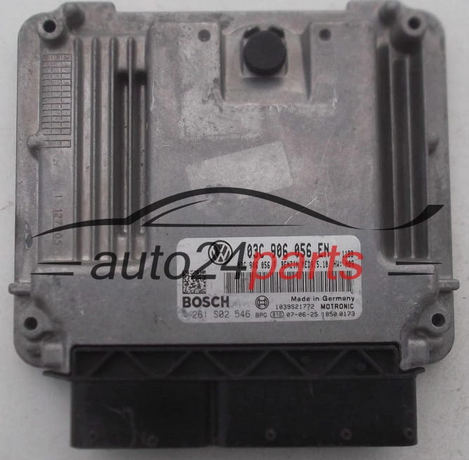 ECU CENTRALITA DE MOTOR AUDI S5 4.2 FSI BOSCH 0 261 S02 546,  03C 906 056 EN