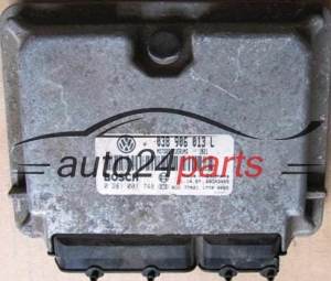 ECU ENGINE CONTROLLER SEAT AROSA VW VOLKSWAGEN LUPO 1.7 SDI 038 906 013 L, 038906013L, BOSCH 0 281 001 748, 0281001748