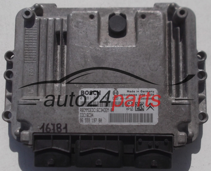 Μονάδα Ελέγχου Κινητήρα PEUGEOT 206 1.4 BOSCH 0 281 011 784