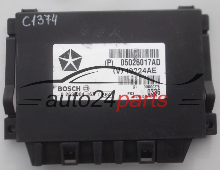 Centralina de comando do sistema confort  PARKTRONIK PDC JEEP GRAND CHEROKEE BOSCH 0 263 004 163, 0263004163, 05026017AD 