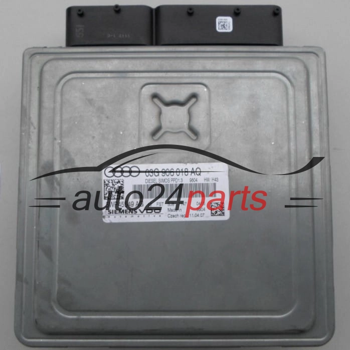 ECU ENGINE CONTROLLER  AUDI A4 2.0 TDI SIEMENS VDO 5WP45549 AG, 03G 906 018 AQ