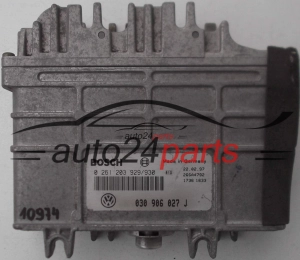 Μονάδα Ελέγχου Κινητήρα VW VOLKSWAGEN SEAT BOSCH 0 261 203 929/930, 0261203929, 030 906 027 J, 030906027J
