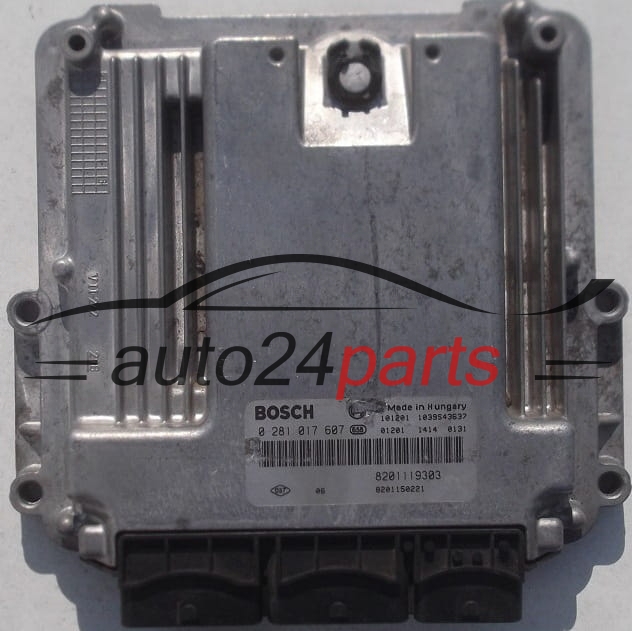 Μονάδα Ελέγχου Κινητήρα RENAULT ESPACE 2.0 DCI BOSCH 0 281 017 607