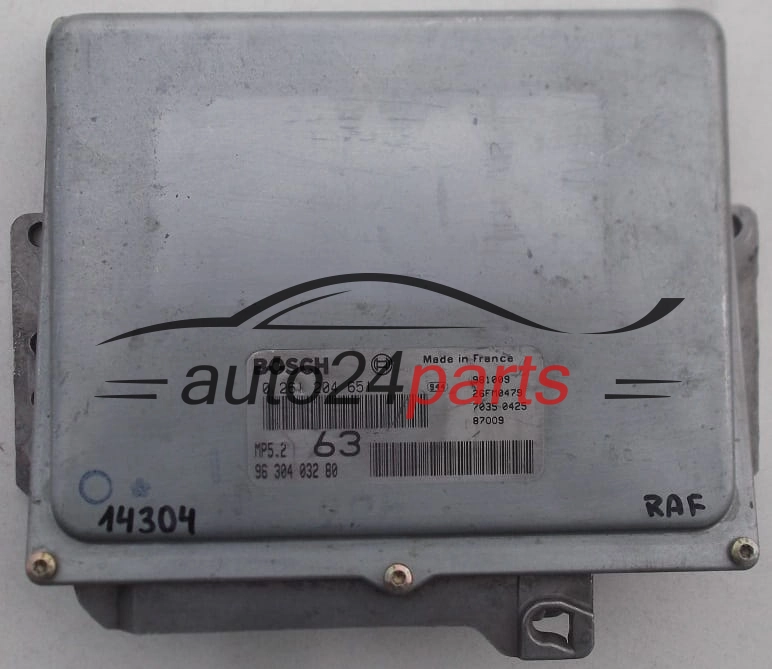 ecu engine control module CITROEN XANTIA PEUGEOT 406 2.0 16V