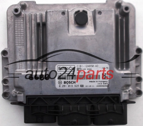 KOMPUTER STEROWNIK SILNIKA FORD BOSCH 0 281 019 928, 0281019928, C1B1-12A650-AD, C1B112A650AD, 12A650AD - 