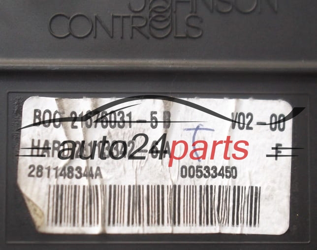 Ηλεκτρικό κιβώτιο θρυαλλίδων κουτί BSI  CITROEN PEUGEOT JOHNSON CONTROLS 21676031-5B, 96 601 056 80