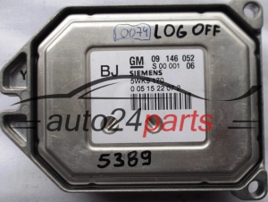 ECU CENTRALITA DE MOTOR OPEL OMEGA 2.2 Z22XE Y22XE SIEMENS 5WK9170, 5WK9 170, 09146052BJ, 09146052 BJ, 9146052, 09 146 052 