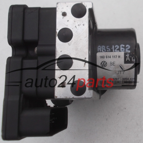 ABS PUMP VOLKSWAGEN AUDI SEAT SKODA 1K0 614 117 H, 1K0614117H, ATE 10.0207-0054.4, 10020700544, 1K0 907 379 P, 1K0907379P, ATE 10.0970-0315.3, 10097003153