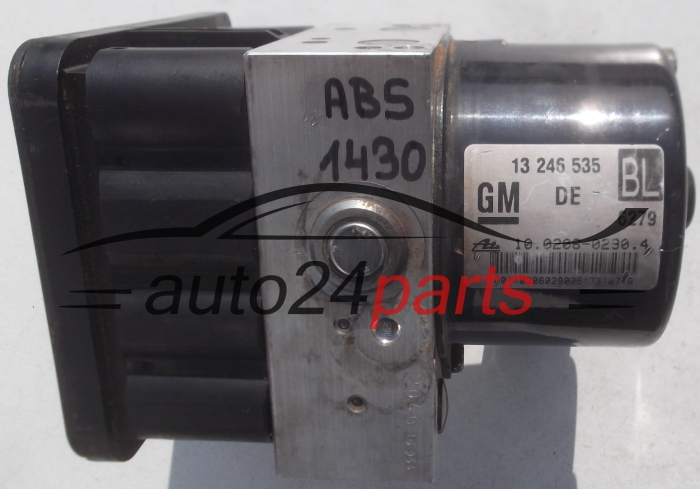 Aντλία ABS OPEL ASTRA H ZAFIRA B GM 13 246 535 BL, 13246535, ATE 10.0206-0290.4, 10020602904, 10.0960-0554.3, 10096005543 