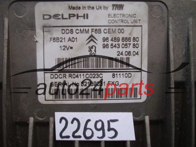 CENTRALINA DO MOTORE CITROEN R0411C023C, 9648966680, 9654305780