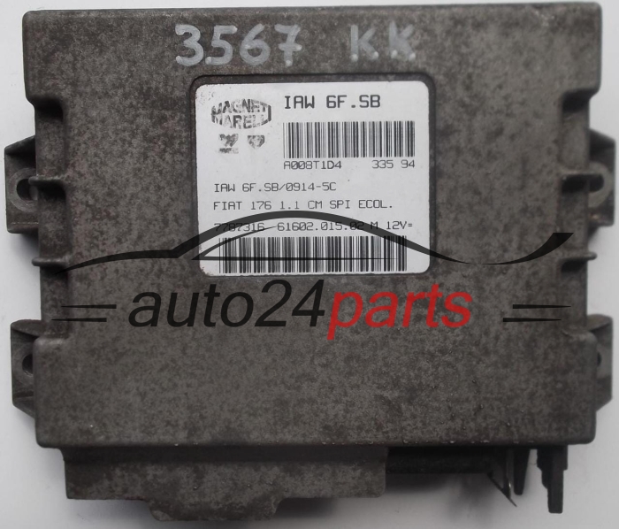 calculateur moteur pour fiat punto 1.1