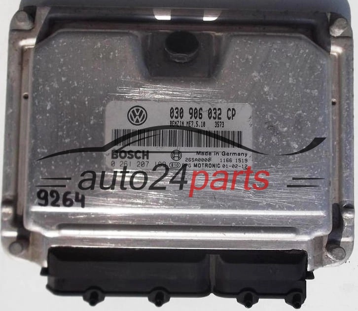 CENTRALINA DO MOTORE VW VOLKSWAGEN LUPO 1.0 AUC 030906032CP, 030 906 032 CP, BOSCH 0261207199, 0 261 207 199, BENZIN ME7.5.10 4702, 1039S01131
