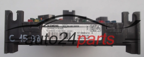 KOMFORTSTEUERGERÄT CITROEN PEUGEOT SIEMENS S118085210 D