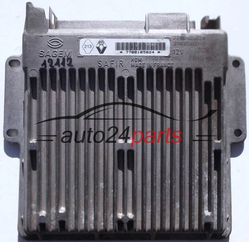 KOMPUTER STEROWNIK SILNIKA RENAULT TWINGO, 7700105024, HOM7700868295, 21625400-2, 216254002