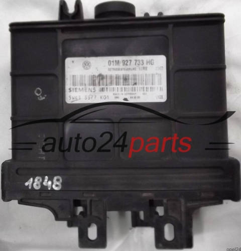 CENTRALITA ECU CAJA DE CAMBIO AUTOMATICO SKODA OCTAVIA VW GOLF 1.6 01M927733HG, 01M 927 733 HG, SIEMENS 5WK3 3377 K01, 5WK33377