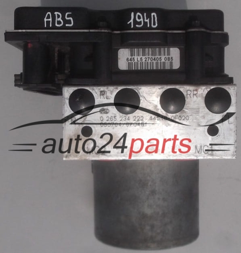 Aντλία αβς TOYOTA COROLLA VERSO BOSCH 0 265 234 222,  44540-0F020