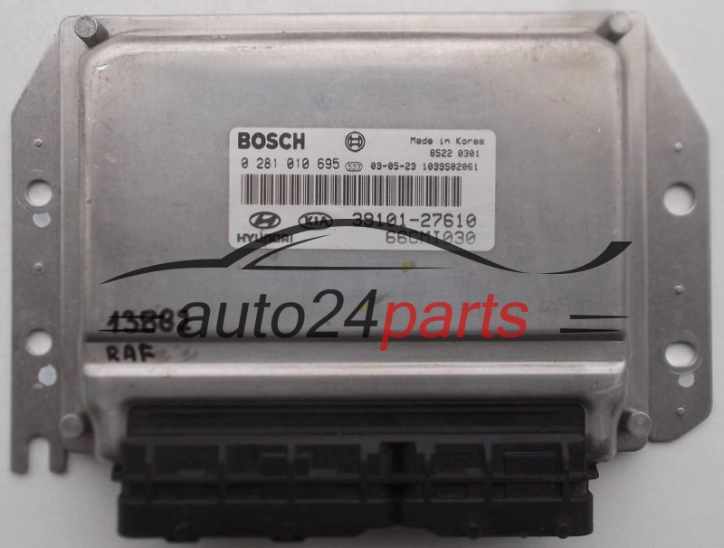 KOMPUTER STEROWNIK SILNIKA HYUNDAI MATRIX 1.5 CRDI BOSCH 0 281 010 695, 0281010695, 39101-27610, 3910127610