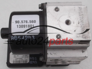 POMPE HYDRAULIQUE ET CALCULATEUR d'ABS OPEL VECTRA B 90.576.560, 90576560 EBC 430 13216601, TRW 13091801, S108196002 L, S108196002L