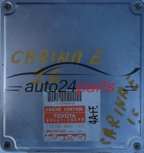 ECU CENTRALITA DE MOTOR TOYOTA CARINA 1.6 4A-FE 89661-2B570 896612B570 175700-4551 1757004551 