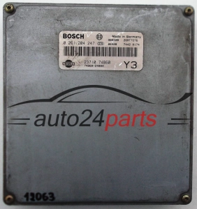 Μονάδα Ελέγχου Κινητήρα NISSAN MICRA 1.3 BOSCH 0 261 204 247, 0261204247, 23710-74B60, 2371074B60, 74B60-24800, 74B6024800 Y3 