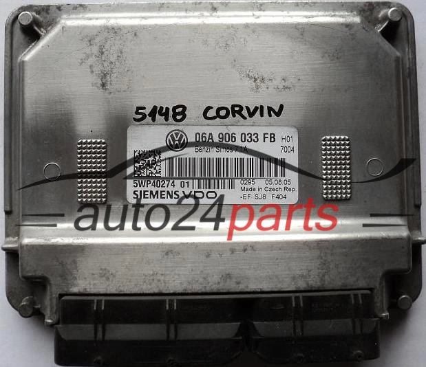 ΜΟΝΑΔΑ ΕΛΕΓΧΟΥ ΚΙΝΗΤΗΡΑ SKODA OCTAVIA 1.6 06A906033FB,  5WP40274 01 