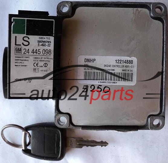 CALCULATEUR MOTEUR OPEL ASTRA ZAFIRA DELPHI DELCO 12214880 DNHP