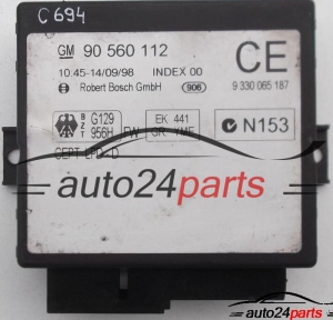 COMFORT CONTROL MODULE OPEL ASTRA 90 560 112 CE, 90560112, 9 330 065 187, 9330065187 