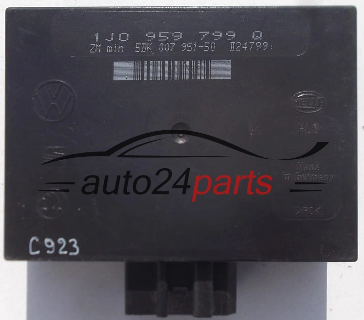 CENTRALKA MODUL STEROWNIK KOMFORTU VW SEAT SKODA HELLA 5DK 007 951-50