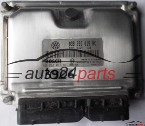 ΜΟΝΑΔΑ ΕΛΕΓΧΟΥ ΚΙΝΗΤΗΡΑ VW VOLKSWAGEN POLO 1.9 TDI 038906019NC, 038 906 019 NC, BOSCH 0281011819, 0 281 011 819, DIESEL EDC15P+ 6138 1039S06350