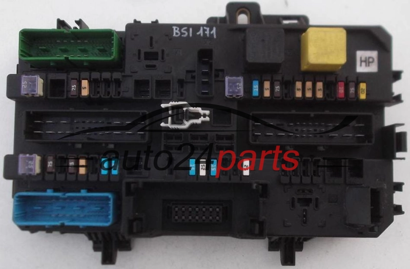 Central do sistema elétrico com caixa de relés e fusíveis, central de controle modul BSI OPEL ASTRA H ZAFIRA B GM 13 220 830 HP