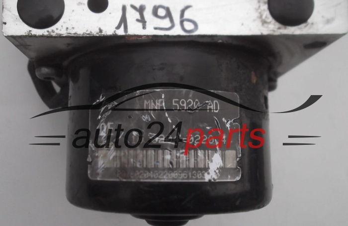 ABS CENTRALINA POMPA JAGUAR XK8 XKR MNF 5920 AD,  ATE 10.0204-0220.4,  LNF 2210AD, 10.0949-1000.3