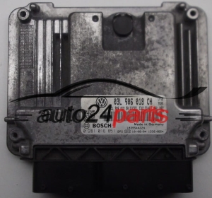 ΜΟΝΑΔΑ ΕΛΕΓΧΟΥ ΚΙΝΗΤΗΡΑ SKODA SUPERB BOSCH 0 281 016 851, 0281016851, 03L 906 018 CH, 03L906018CH