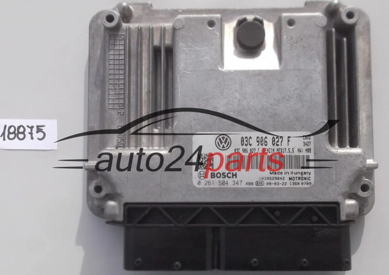 KOMPUTER STEROWNIK SILNIKA VOLKSWAGEN SCIROCCO 1.4 TFSI BOSCH 0 261 S04 347, 03C 906 027 F