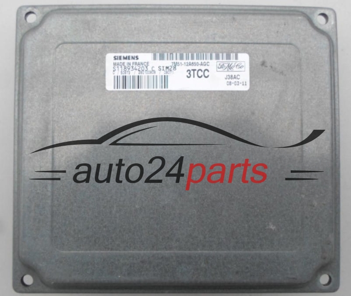 MOTORSTEUERGERÄT ECU STEUERGERÄT FORD FOCUS C-MAX 1.4 SIEMENS S118934203 C,  FoMoCo 7M51-12A650-AGC