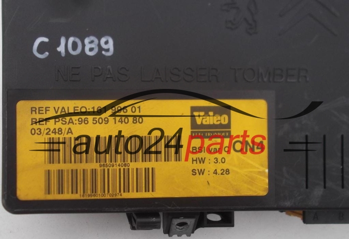 CENTRALKA MODUL BSI CITROEN PEUGEOT VALEO 161 996 01