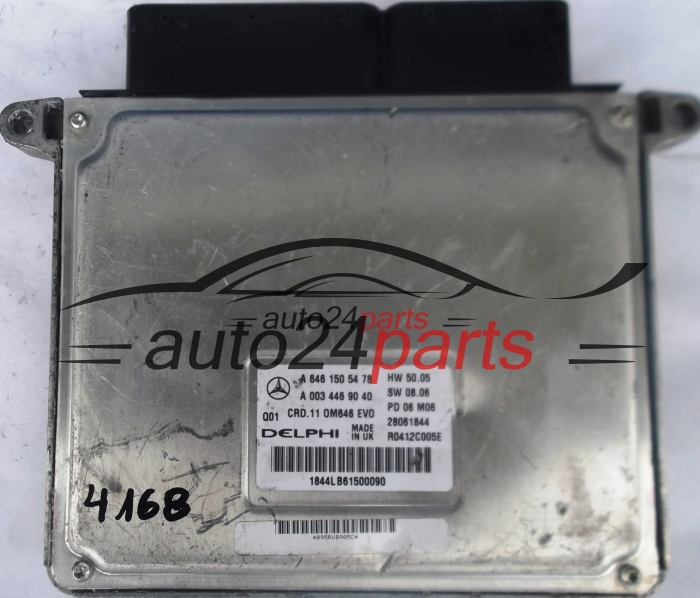 MERCEDES W211 220 CDI A6461505478, 6461505478, A 646 150 54 78, A0034469040, 0034469040, A 003 446 90 40, DELPHI R0412C005E 28061844