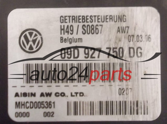 BOITE DE VITESSES AUTOMATIQUE AUDI A6 Q7 VOLKSWAGEN 3.0 TDI AISIN 09D 927 750 DG