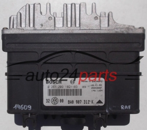 ΜΟΝΑΔΑ ΕΛΕΓΧΟΥ ΚΙΝΗΤΗΡΑ VOLKSWAGEN GOLF AUDI BOSCH 0 261 203 182/183, 0261203182, 0261203183, 8A0 907 311 K, 8A0907311K