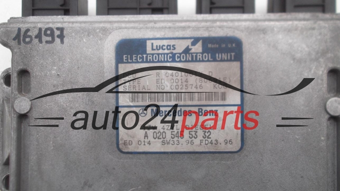 ΜΟΝΑΔΑ ΕΛΕΓΧΟΥ ΚΙΝΗΤΗΡΑ MERCEDES W210 2.2 D LUCAS R 04010017 D, R04010017D, A 020 545 53 32, A0205455332