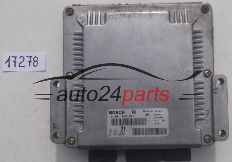 Μονάδα Ελέγχου Κινητήρα CITROEN XSARA 2.0 HDI  EDC15C2 21