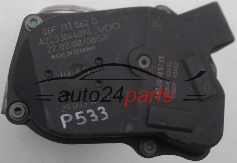 Cuerpo de mariposa Audi Volkswagen Seat 2.0 06F133062G A2C53044094