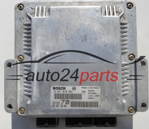 ECU ENGINE CONTROLLER PEUGEOT 206 2.0 HDI BOSCH 0 281 010 594,  96 420 139 80