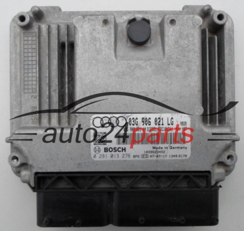 Μονάδα Ελέγχου Κινητήρα  AUDI A3 2.0 TDI BOSCH 0281013276,  03G906021LG, 03G906021AN