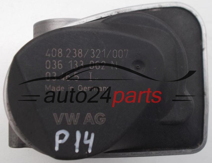 CUERPO DE MARIPOSA VOLKSWAGEN AUDI SEAT SKODA VDO 408-238-321-007, 408238321007, 036 133 062 N, 036133062N