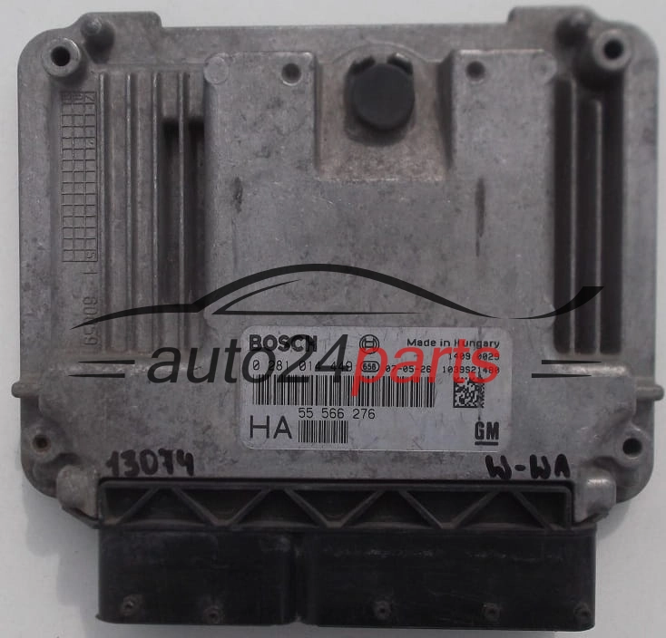 KOMPUTER STEROWNIK SILNIKA OPEL VECTRA SIGNUM 1.9 CDTI Z19DT Z19DTL Z19DTH 55566276 HA, 55 566 276 HA, BOSCH 0281014449 