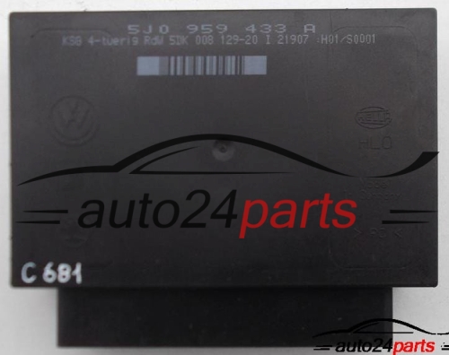 CENTRALITA DE CONFORT BSI SKODA FABIA 5J0 959 433 A, 5J0959433A, 5DK 008 129-20, 5DK008129 