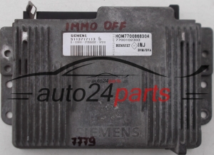 CALCULATEUR MOTEUR RENAULT MEGANE SCENIC 2.0 SIEMENS S113717113D, S113717113 D, 113717113, HOM7700868304, 7700868304, 7700102303 INJ BVM/BVA